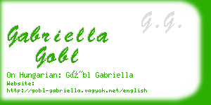 gabriella gobl business card